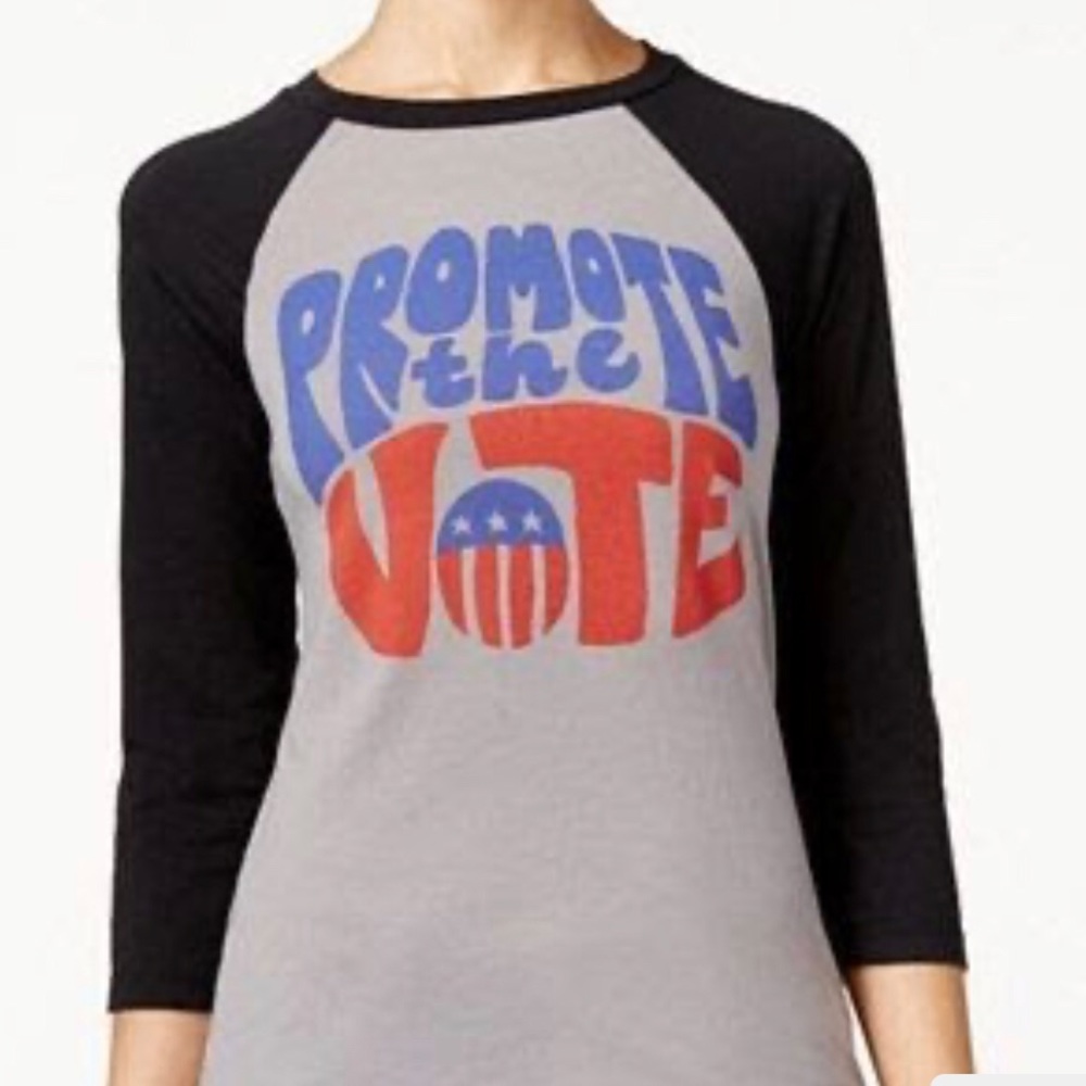 Vote 3/4 Sleeved T-shirt